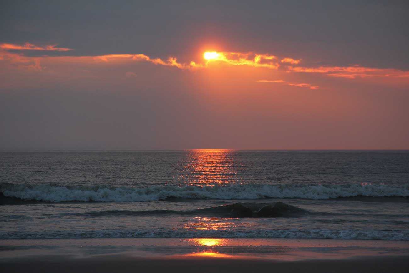 Sonnenuntergang in Sylt